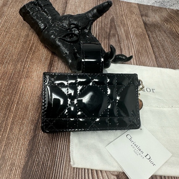 Lady Dior Jasmine Card Holder with dust bag NWT - Picture 6 of 13